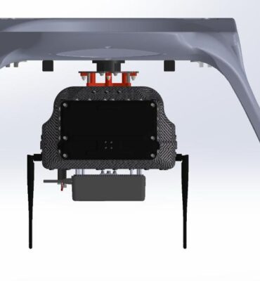 IMSI on drone frame