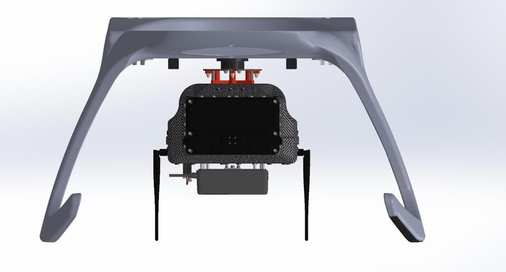 IMSI on drone frame
